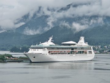 cruise ship in Alaska