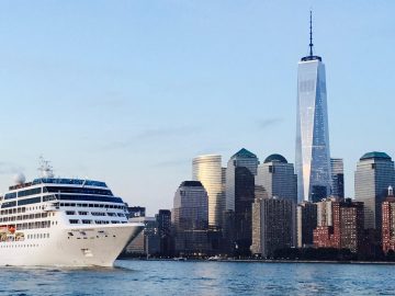 NYC and cruise ship