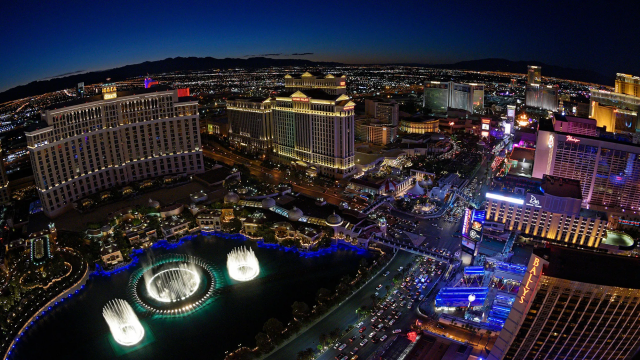 Photo of las vegas at night