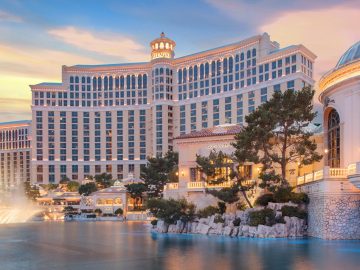 Bellagio Exterior South Angle Close-Up