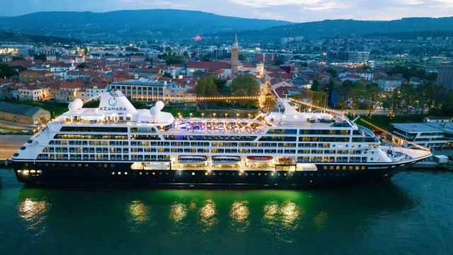 The Azamara Quest in Koper, Slovenia. Photo Credit: Azamara Cruises