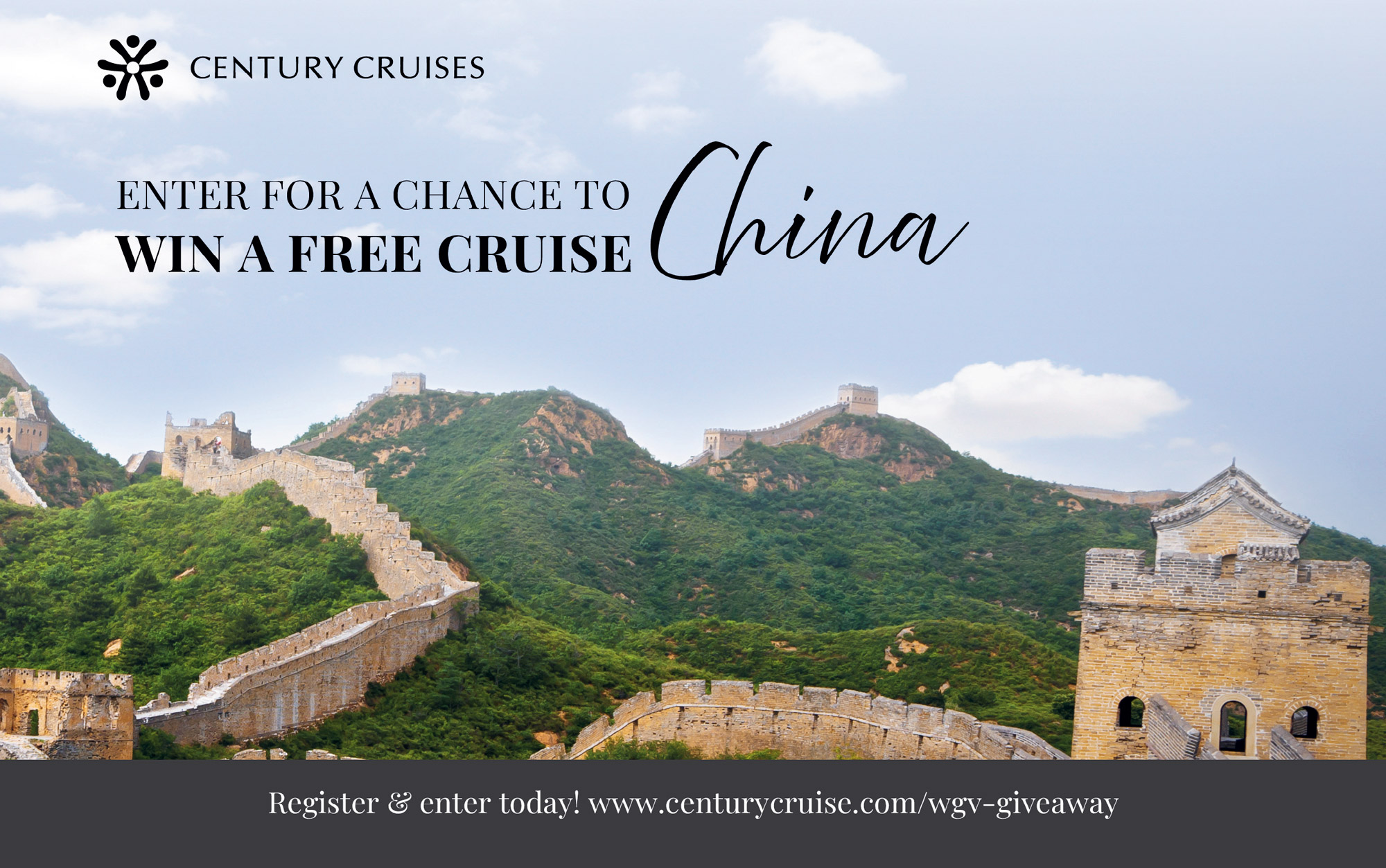 Win a Free Cruise to China