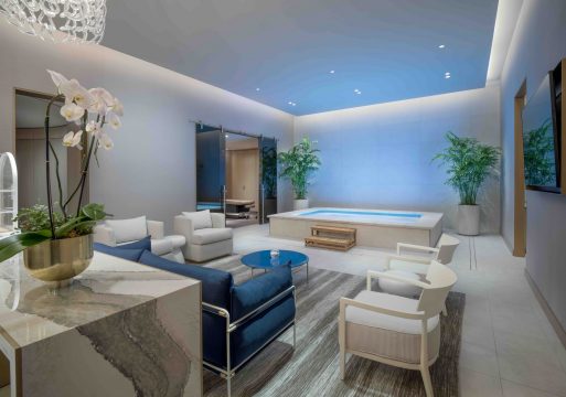 The Supernova Suite at the Fontainebleau's Lapis Spa