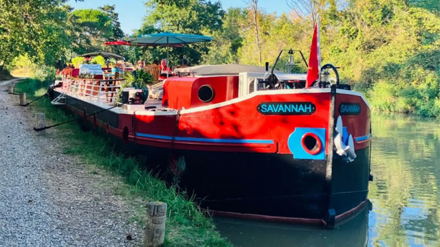 The cruise operator will offer an exclusive sailing on the barge Savannah. Photo Credit: French Waterways