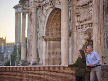 Windstar guests visiting Rome. The line has been sailing the Mediterranean for the full winter since 2023. Photo Credit: Windstar Cruises